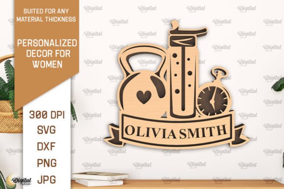 Download Personalized Decor for Women Laser Cut - Premium Resources